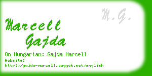 marcell gajda business card
